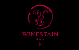 Winestain Bar Restaurant & Bar Logo Design
