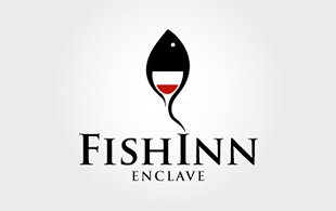 Fishinn Enclave Restaurant & Bar Logo Design