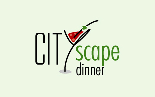 City Scape Dinner Restaurant & Bar Logo Design