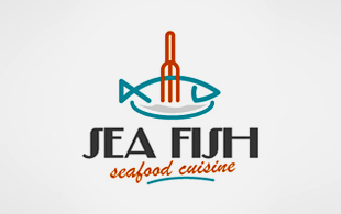 Sea Fish Restaurant & Bar Logo Design
