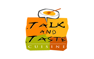 Talk & Taste Restaurant & Bar Logo Design
