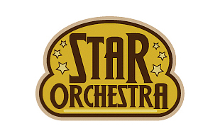 Star Orchestra Retro Logo Design