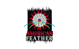 American Feather Rugged Logo Design