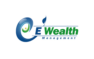 E-Wealth Wealth Management & Financial Services Logo Design