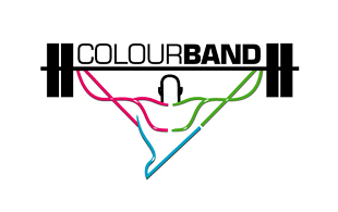 Colour Band Wellness & Fitness Logo Design