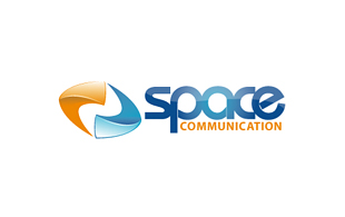 Space Communication Wireless & Telecommunication Logo Design