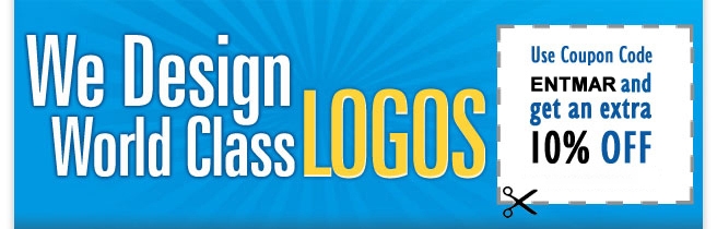 We Design World Class Logos! Use ENTMAR for 10% OFF!