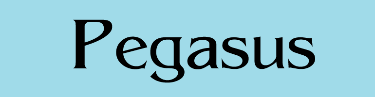 Pegasus Font