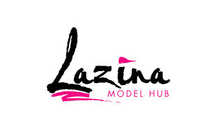 Lazina Model Hub Actors & Models Logo Design