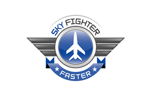 Sky Fighter Airlines-Aviation Logo Design