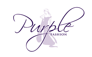 Purple Fashion Apparels & Fashion Logo Design