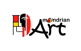 Mondrian Art Art & Craft Logo Design