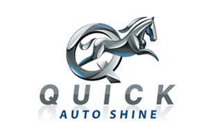 Quick Auto Shine Art & Craft Logo Design Automotive Logo Design