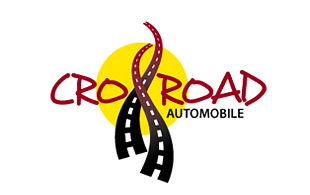 Cross Road Automobile Art & Craft Logo Design Automotive Logo Design