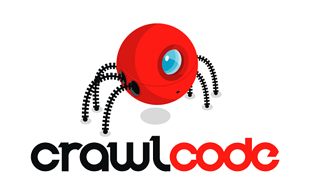 Crawl Code BOT Logo Design