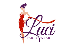 Luci Party Wear Boutique & Fashion Logo Design