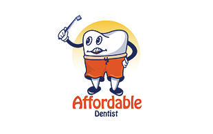Affordable Dentist Cartoon Logo Design