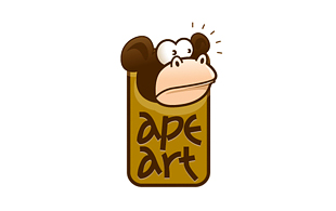 Apeart Cartoon Logo Design