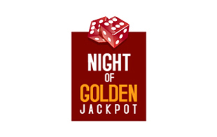 Night of Golden Jackpot Casino & Gaming Logo Design