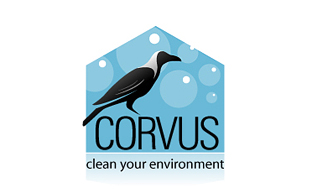 Corvus Cleaning & Maintenance Service Logo Design