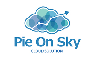 Pie on Sky Cloud Computing Logo Design