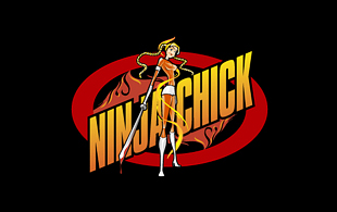 Ninja Chick Computer & Mobile Games Logo Design