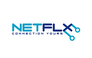 Netflx Computer Networking Logo Design