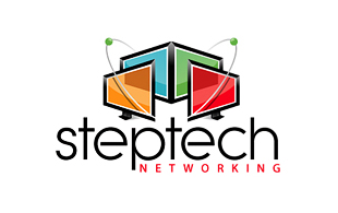 Steptech Computer Networking Logo Design