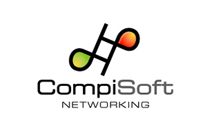 CompiSoft Computer Networking Logo Design