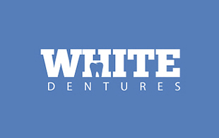 White Dentures Dentures & Dental Logo Design
