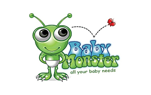 Baby Monster E-commerce Websites Logo Design