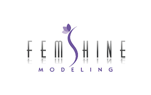 Femshine Modeling Feminine Logo Design