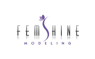 Femshine Modeling Feminine Logo Design