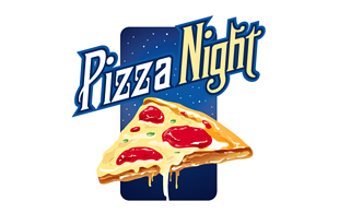 Pizza Night Food & Beverages Logo Design