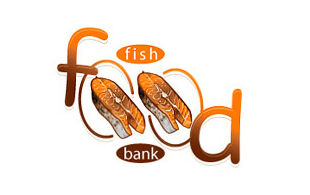 Fish Food Bank Food & Beverages Logo Design