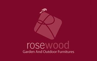 Rosewood garden and Outdoor Furnitures Furniture & Fixture Logo Design