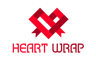 Heart Wrap Gifts & Souvenirs Logo Design