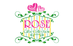 Rose Gifts Collection Gifts & Souvenirs Logo Design