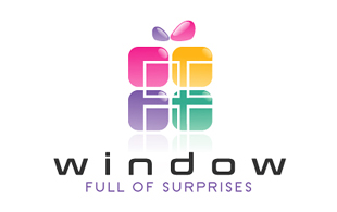 Window Full of Surprise Gifts & Souvenirs Logo Design
