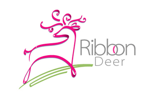 Ribbon Deer Gifts & Souvenirs Logo Design