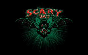 Scary Bat Horror Logo Design