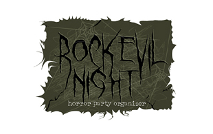 Rock Evil Night Horror Logo Design