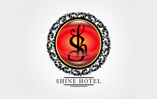 Shine Hotel Hotels & Hospitality Logo Design