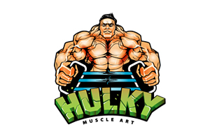 Hulky Illustrative Logo Design