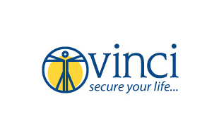Vinci secure Your Life Insurance & Risk Management Logo Design