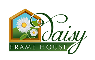 Daisy Frame House Interior & Exterior Logo Design