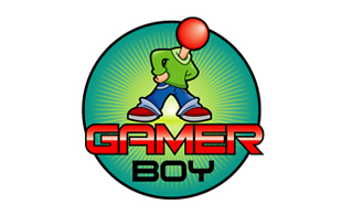 Gamer Boy Kid Games & Toys Logo Design