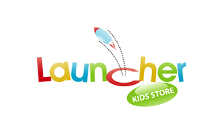 Launcher Kids Store Kid Games & Toys Logo Design