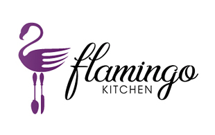 Flamingo Kitchen Kitchen & Cookery Logo Design
