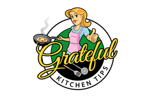 Grateful Kitchen Tips Kitchen & Cookery Logo Design